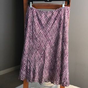 J Jill Pink Multicolor Skirt